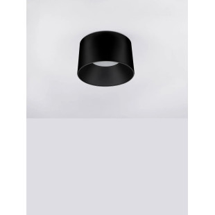 Plafon okrągły modern Eglio 35cm LED 3000K czarny