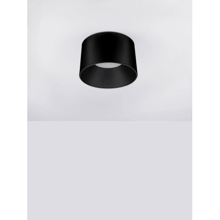 Plafon okrągły modern Eglio 35cm LED 3000K czarny