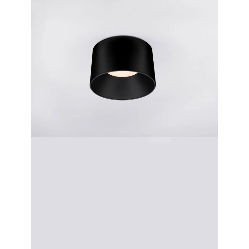 Plafon okrągły modern Eglio 35cm LED 3000K czarny