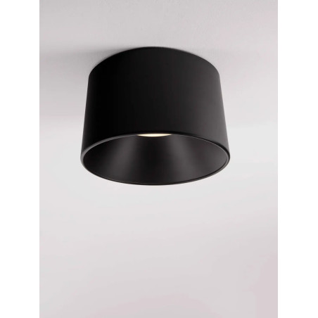 Plafon okrągły modern Eglio 35cm LED 3000K czarny