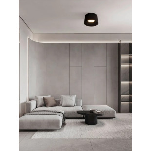 Plafon okrągły modern Eglio 50cm LED 3000K czarny
