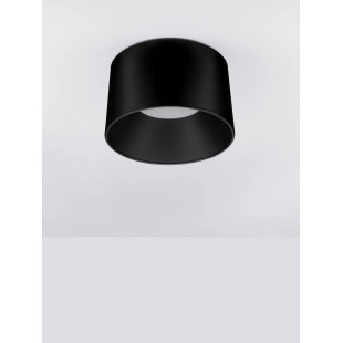 Plafon okrągły modern Eglio 50cm LED 3000K czarny