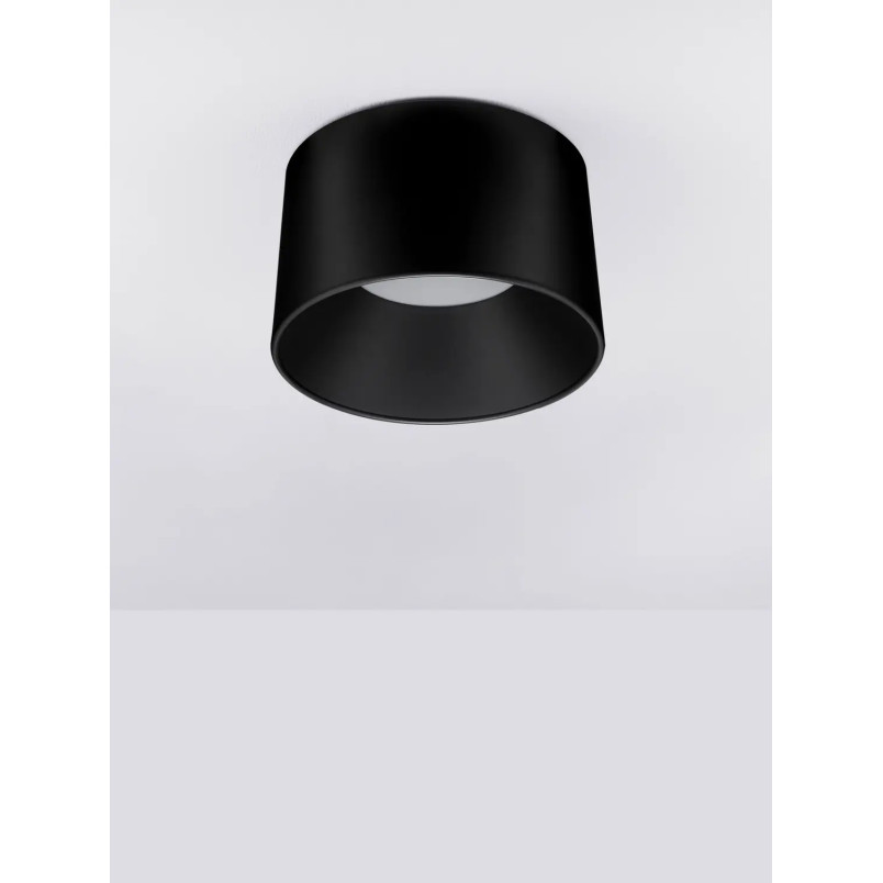 Plafon okrągły modern Eglio 50cm LED 3000K czarny