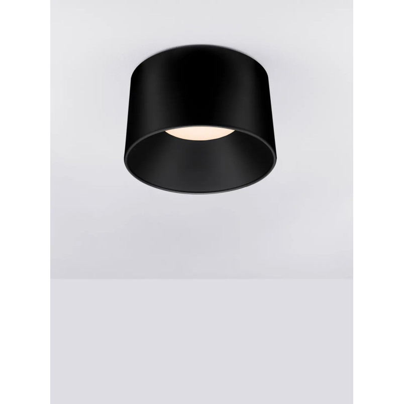 Plafon okrągły modern Eglio 50cm LED 3000K czarny