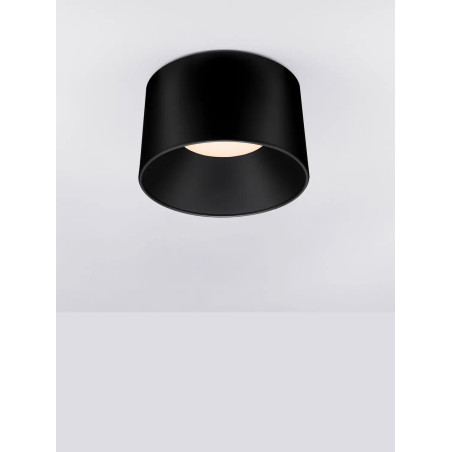 Plafon okrągły modern Eglio 50cm LED 3000K czarny