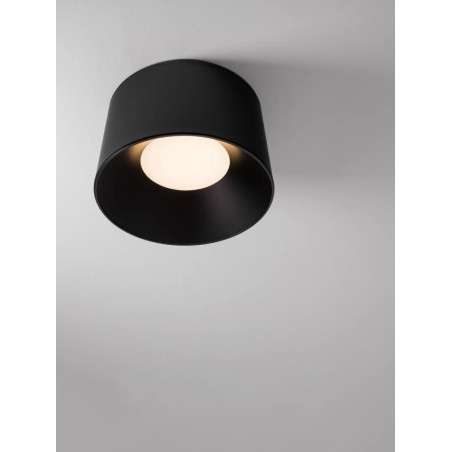 Plafon okrągły modern Eglio 50cm LED 3000K czarny
