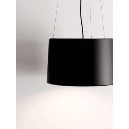 Lampa wisząca metalowa modern Eglio 35cm LED 3000K czarna