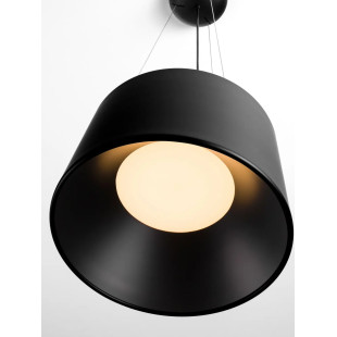 Lampa wisząca metalowa modern Eglio 35cm LED 3000K czarna