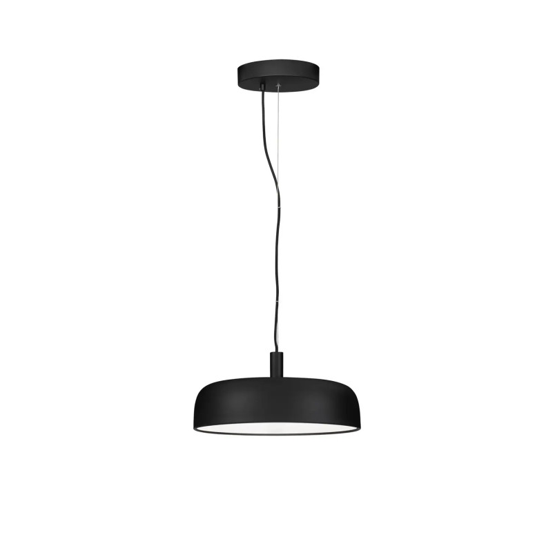 Lampa wisząca modern ściemniana Ridotti 40cm LED 3000K czarna