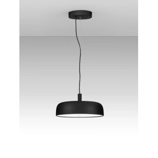 Lampa wisząca modern ściemniana Ridotti 40cm LED 3000K czarna