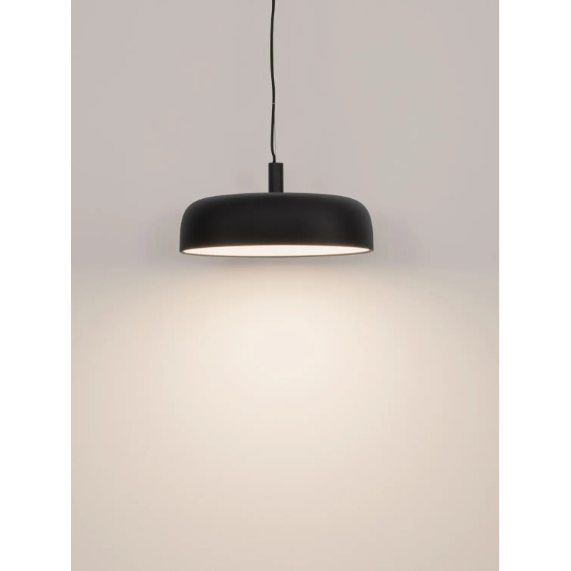 Lampa wisząca modern ściemniana Ridotti 40cm LED 3000K czarna