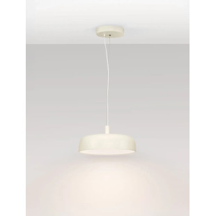 Lampa wisząca modern ściemniana Ridotti 40cm LED 3000K kremowa