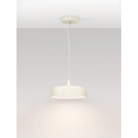 Lampa wisząca modern ściemniana Ridotti 40cm LED 3000K kremowa