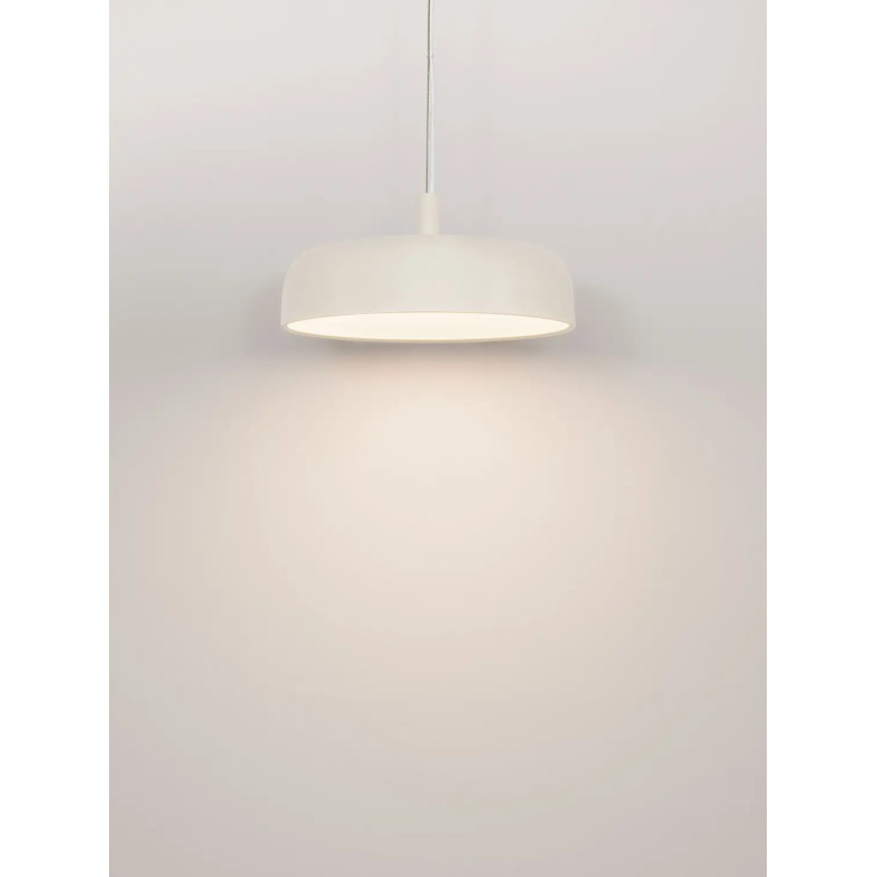 Lampa wisząca modern ściemniana Ridotti 40cm LED 3000K kremowa