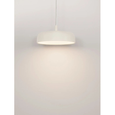 Lampa wisząca modern ściemniana Ridotti 40cm LED 3000K kremowa