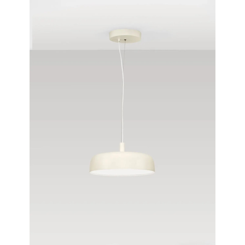 Lampa wisząca modern ściemniana Ridotti 40cm LED 2700K kremowa