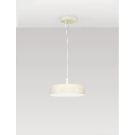 Lampa wisząca modern ściemniana Ridotti 40cm LED 2700K kremowa