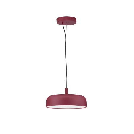 Lampa wisząca modern ściemniana Ridotti 40cm LED 3000K bordowa