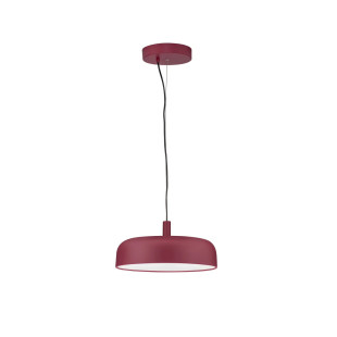 Lampa wisząca modern ściemniana Ridotti 40cm LED 2700K bordowa
