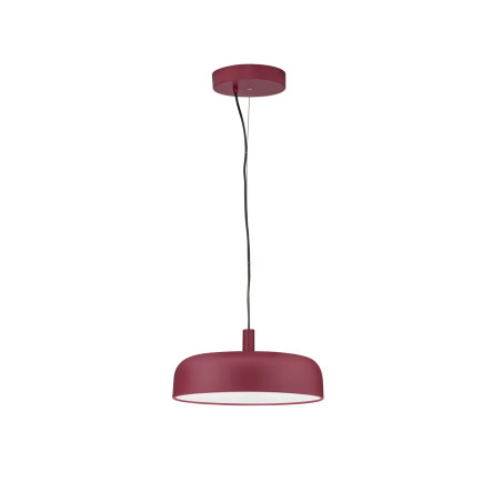 Lampa wisząca modern ściemniana Ridotti 40cm LED 2700K bordowa