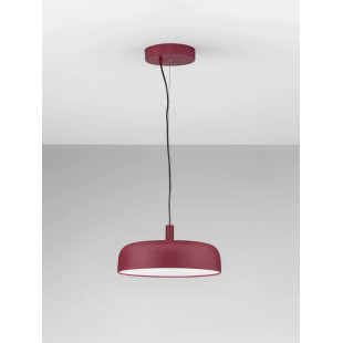 Lampa wisząca modern ściemniana Ridotti 40cm LED 2700K bordowa