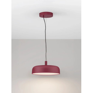 Lampa wisząca modern ściemniana Ridotti 40cm LED 2700K bordowa