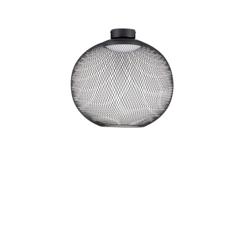Plafon - ażurowa kula Savino 50cm LED 3000K czarna