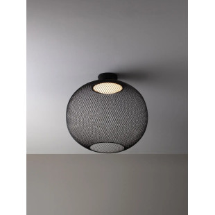 Plafon - ażurowa kula Savino 50cm LED 3000K czarna