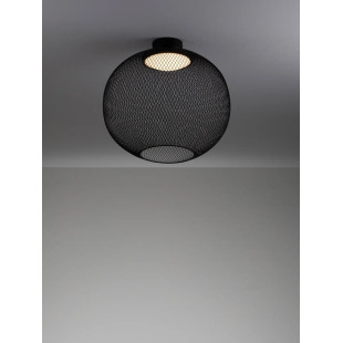 Plafon - ażurowa kula Savino 50cm LED 3000K czarna