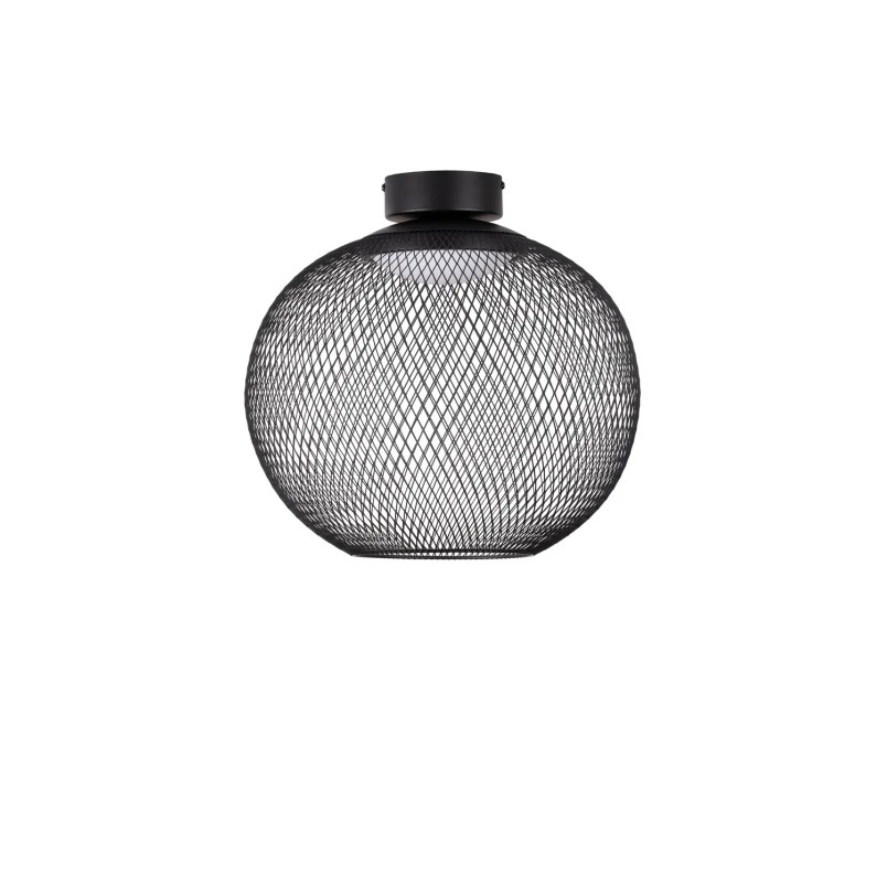Plafon - ażurowa kula Savino 38cm LED 3000K czarna