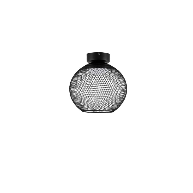 Plafon - ażurowa kula Savino 30cm LED 3000K czarna