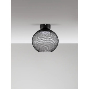 Plafon - ażurowa kula Savino 30cm LED 3000K czarna
