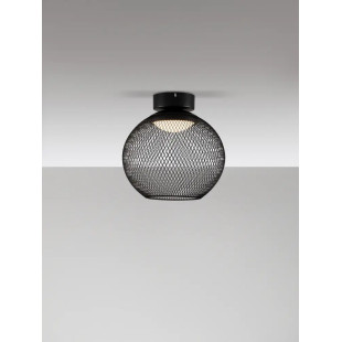 Plafon - ażurowa kula Savino 30cm LED 3000K czarna