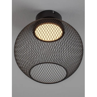 Plafon - ażurowa kula Savino 30cm LED 3000K czarna