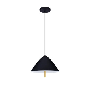 Lampa wisząca stożek modern Conos LED 3000K 40cm czarny