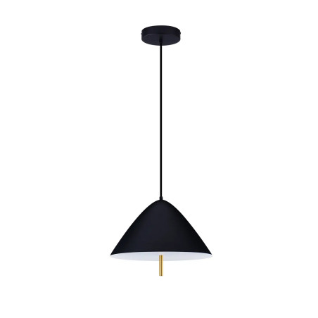 Lampa wisząca stożek modern Conos LED 3000K 40cm czarny