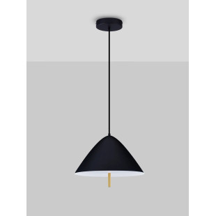 Lampa wisząca stożek modern Conos LED 3000K 40cm czarny