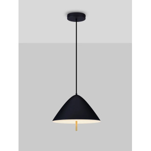 Lampa wisząca stożek modern Conos LED 3000K 40cm czarny