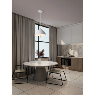 Lampa wisząca stożek modern Conos LED 3000K 40cm biały