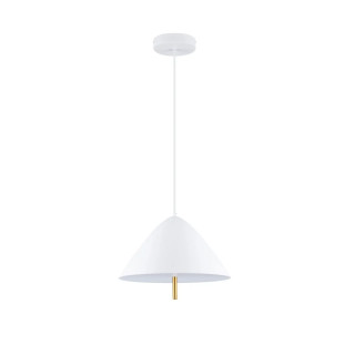 Lampa wisząca stożek modern Conos LED 3000K 40cm biały