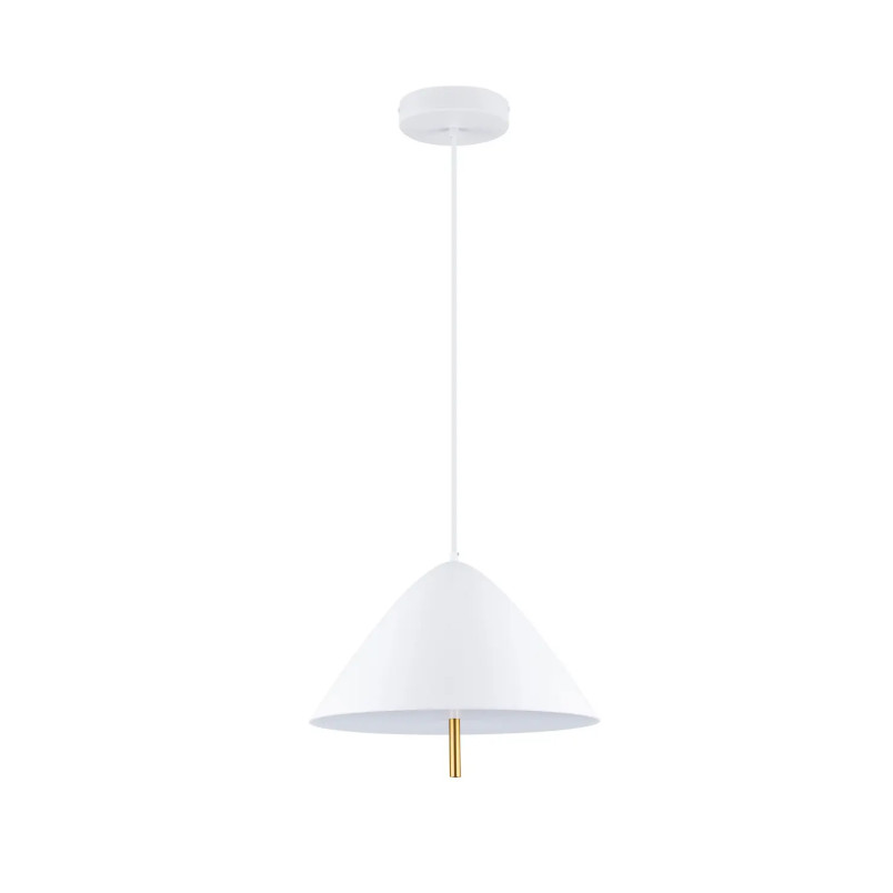 Lampa wisząca stożek modern Conos LED 3000K 40cm biały