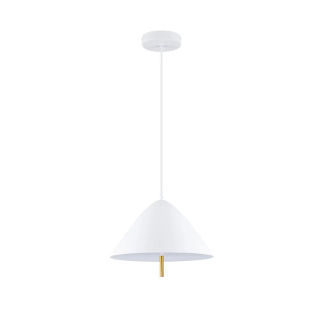 Lampa wisząca stożek modern Conos LED 3000K 40cm biały