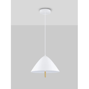 Lampa wisząca stożek modern Conos LED 3000K 40cm biały