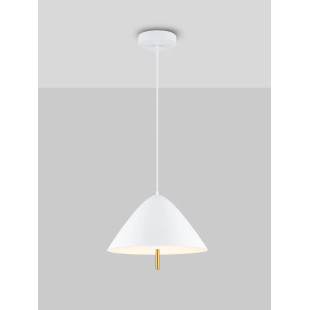 Lampa wisząca stożek modern Conos LED 3000K 40cm biały