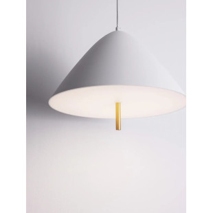 Lampa wisząca stożek modern Conos LED 3000K 40cm biały