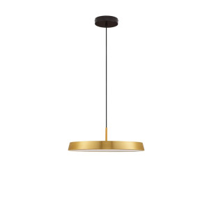 Lampa wisząca designerska Alto LED 3000K 50cm satynowe złoto