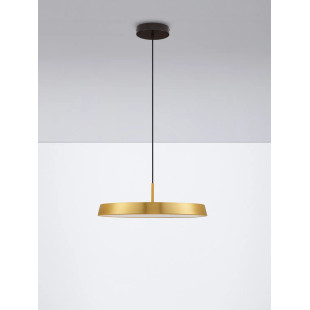 Lampa wisząca designerska Alto LED 3000K 50cm satynowe złoto