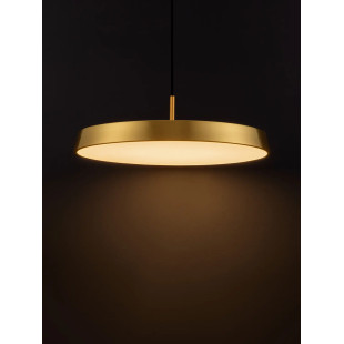 Lampa wisząca designerska Alto LED 3000K 50cm satynowe złoto