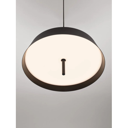 Lampa wisząca modern ze ściemniaczem triac Roggio 45cm LED 3000K czarna