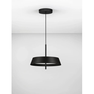 Lampa wisząca modern ze ściemniaczem triac Roggio 45cm LED 3000K czarna